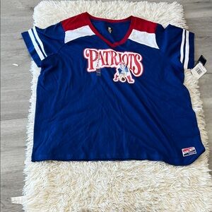 Women's Majestic Patriots Bedazzled Jersey